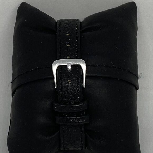 Fossil FTW5019 Women's Black Leather Silver Analog Dial Hybrid Smart Watch XX785 - Picture 6 of 12